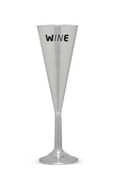 Taça de Champanhe Acrílico Premium Cristal 170ml  - MGM Novembro 2022