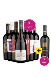 Kit 7 - Noite de Tintos + V9 Gran Reserva Grátis 