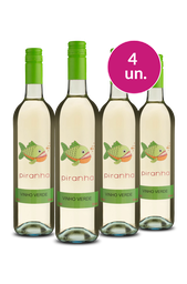 Kit 4 - Piranha Vinho Verde - Spoiler Black Wine
