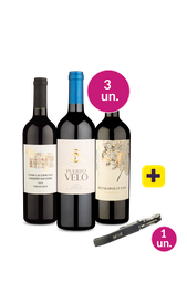 Kit 3 - Tintos Sulamericanos + Saca Rolhas Grátis