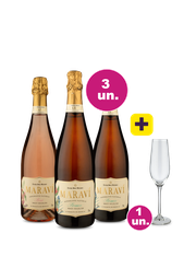 Kit Especial - Espumantes Maraví + Taça de Cristal