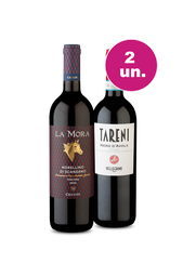 Kit 2 - Encontro de Campeões: La Mora Di Scansano e Tareni Sicilia Nero D´Avola