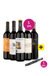 Kit 5 - Europeus + Saca Rolhas Grátis