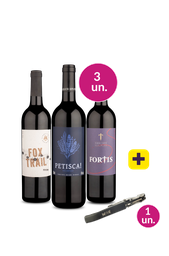 Kit 3 - Portugueses + Saca Rolhas Grátis