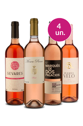 Kit 4 - Vinhos Rosés por R$25,90