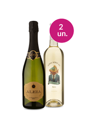 Kit 2 - Espumante Aleia e Enigma Vinho Verde - Oferta Absurda