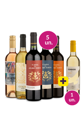 Kit 6 - Mix de Uvas + Chardonnay Grátis