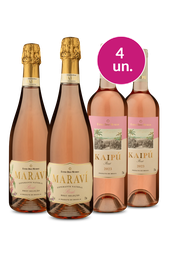 Kit 4 - Maraví e Kaipú Rosé - Oferta Flash