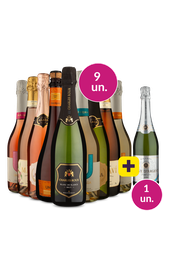 Kit 9 - Espumantes para Brindar + Veuve D'Argent Grátis - Oferta Absurda