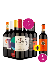 Kit 7 - Tintos no Precinho + Piccini Chianti Grátis - Oferta Absurda