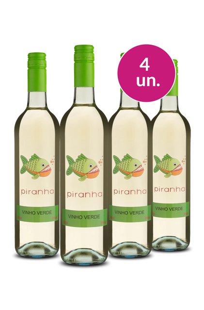 Imagem do produto Kit 4 - Piranha Vinho Verde - Spoiler Black Wine