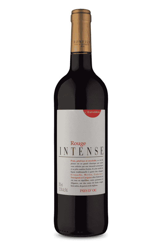 Château lEsparrou Intense I.G.P. Pays dOc Rouge 2018 Château lEsparrou Intense I.G.P. Pays dOc Rouge 2018