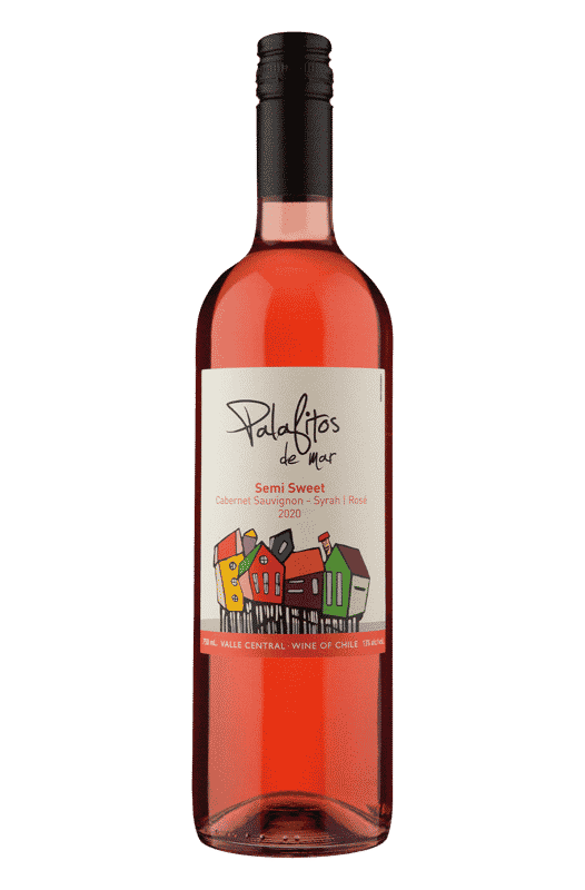 Palafitos de Mar Semi Sweet Rosé Cabernet Sauvignon Syrah 2020 Palafitos de Mar Semi Sweet Rosé Cabernet Sauvignon Syrah 2020