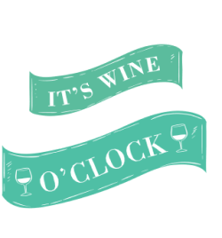 Logomarca da linha It's Wine o'Clock da vinícola VyF Wines
